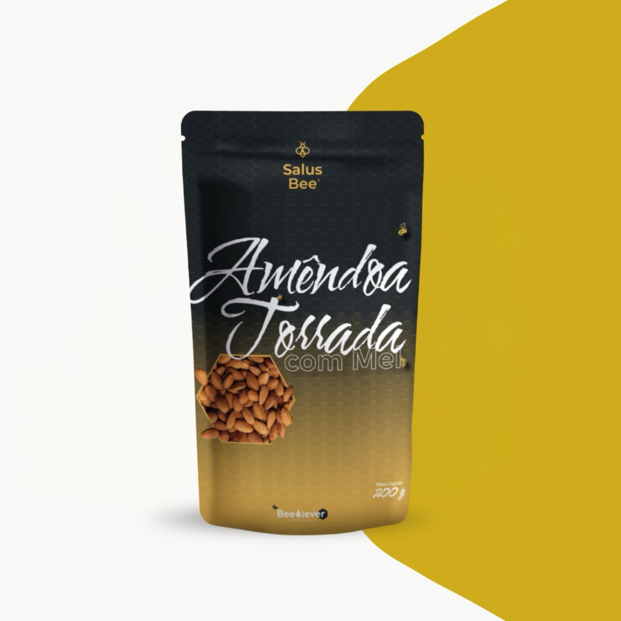 AMÊNDOAS TORRADAS COM MEL E FLOR DE SAL