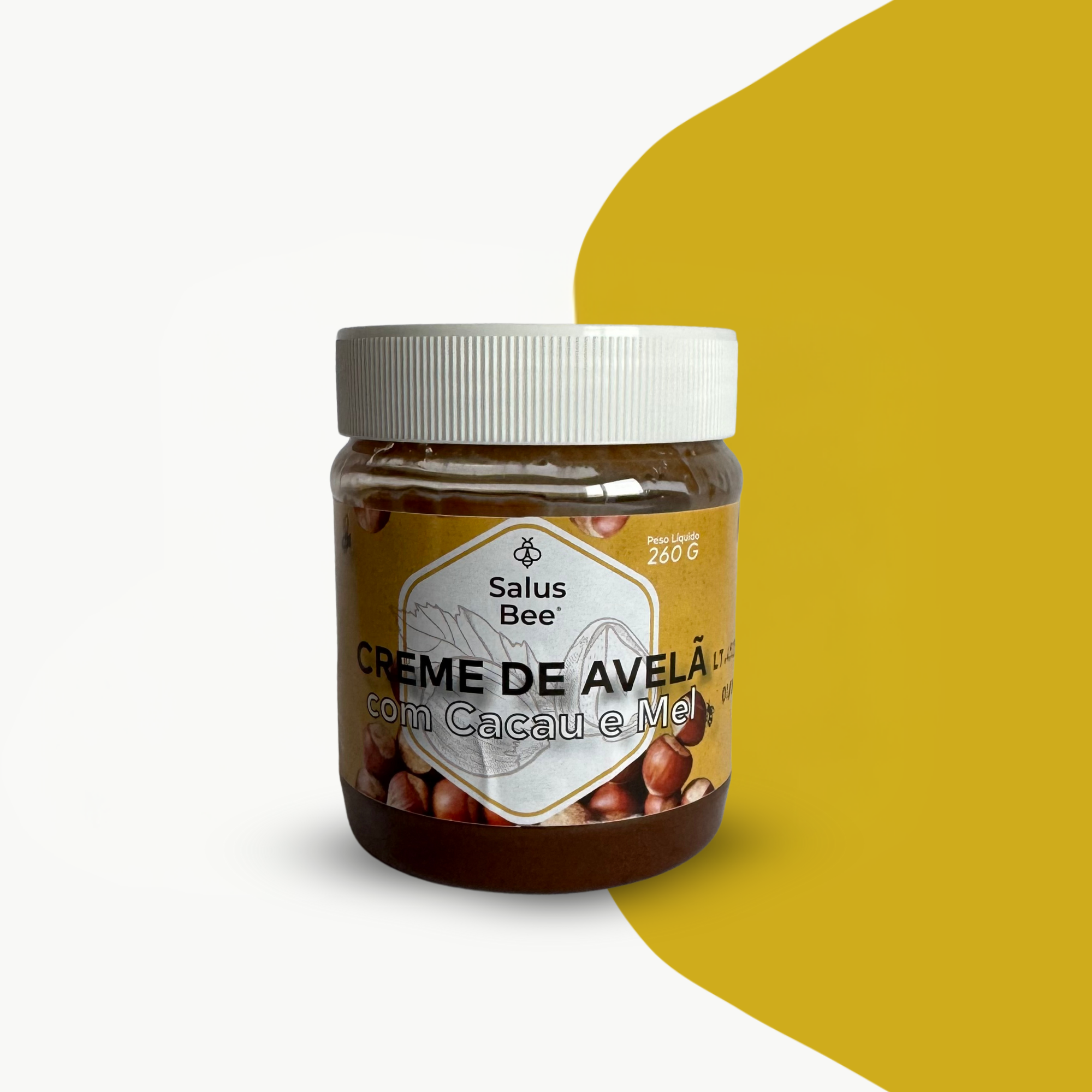 CREME DE AVELÃ COM CACAU E MEL